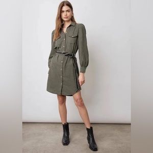 RAILS Leona Dress- Hunter Green
